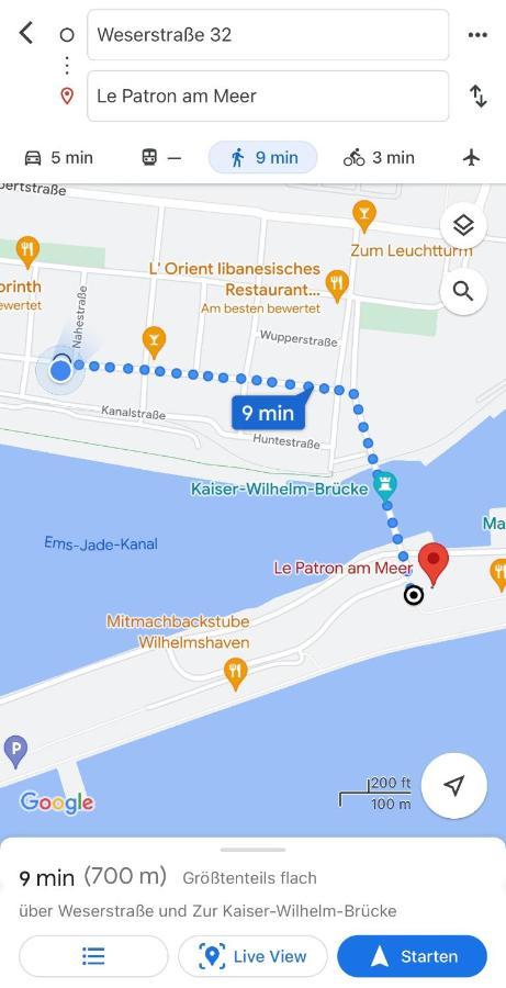 Ferienwohnung Moewenblick Wilhelmshaven Buitenkant foto